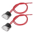 thumbnail image 3 of Temperature Switch, Thermostat Thermal Control Switch 10A 250V 2 Pcs Waterproof High Sensitivity  For Electrical Appliances 20 Degrees Celsius ,50 Degrees Celsius ,80 Degrees, 3 of 8
