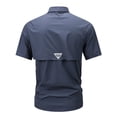 thumbnail image 4 of Fredd Marshall Men's Quick-Dry Short Sleeve Hiking Shirt with Pockets, 4 of 7