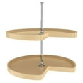 thumbnail image 1 of Rev-A-Shelf 6472-32-15-52 32-Inch Polymer Kidney 2-Shelf Lazy Susan, Almond, 1 of 10