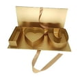 thumbnail image 4 of simhoa Empty Flower Gift Box Fillable Letters Container Decorative Cardboard Mother Day Decor Letter Shaped Box for Candy Mom Treats Golden, 4 of 8