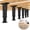(8.3"-14.5") 6 Pcs, variant on Adjustable Bed Frame Support (8.3-14.6") Heavy Duty Slat & Replacement For King/queen Size Slats Hardware Included Black 6