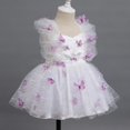thumbnail image 4 of IDOPIP Toddler Baby Girls Butterfly Tutu Dress Summer Sleeveless Backless Lace Princess Dress, 4 of 7