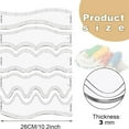 5 Pcs Quilting Ruler Waves Ruler Acrylic Quilting Templates for Machine Quilting Free Motion ...