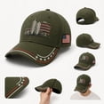 thumbnail image 3 of Never Forget 9/11 Commemorative Baseball Cap,9/11 Hat,Adjustable Patriotic 343 Fallen Firefighters Remembrance Baseball Hat For Men Women, 3 of 5