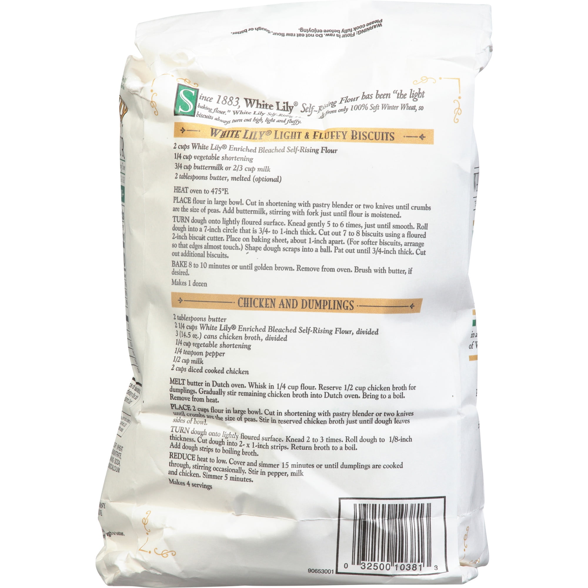 (4 pack) White Lily Self Rising Flour, 5 lb Bag - Walmart.com