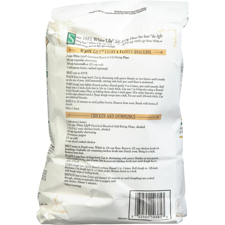White Lily Self Rising Flour, 5 lb Bag