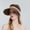 Coffee, variant on Herrnalise Women's Summer Sun Protection Fashion Outdoor Sunhat Peaked Cap