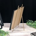 thumbnail image 3 of Bard's Satin Gold-toned Metal Easel, 16" H x 9" W x 9.5" D, Pack of 2, 3 of 3