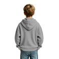 thumbnail image 2 of YOUYEDIAN Boys 1/4 Zip up Hoodie Casual Long Sleeve Waffle Hooded Sweatshirt, 2 of 4