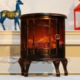 thumbnail image 2 of WINDLAND LED Fireplace Lantern Decorative Flameless Log Fire Effect Vintage Lamp Battery USB Operated Table Light Decor, 2 of 9