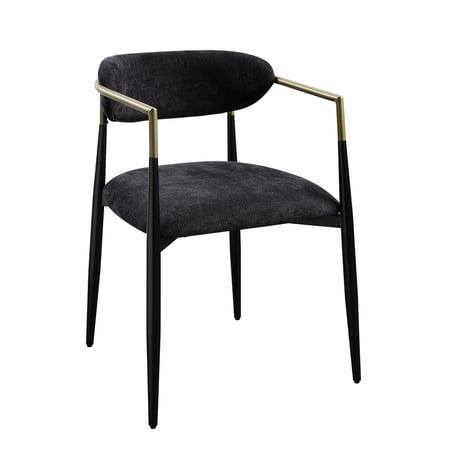gold-accented black chairs office or product