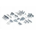thumbnail image 4 of Triton Products® (2) 24 In. W x 24 In. H x 9/16 In. D White Epoxy, 18 Gauge Steel Square Hole Pegboards with 46 pc LocHook Assortment, 4 of 4