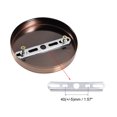 thumbnail image 2 of Uxcell Lamp Ceiling Plate Light Canopy Kit Ceiling Pendant Plate 4.7" x 0.71" Red Bronze 2 Pack, 2 of 5