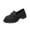 Black, variant on Women's Polka Dot Loafers Chunky Platform Slip-On Shoes Round Toe Thick Sole Casual Dress Footwear for Everyday Work Walking and All Day Comfort White US-8 (EU-41)