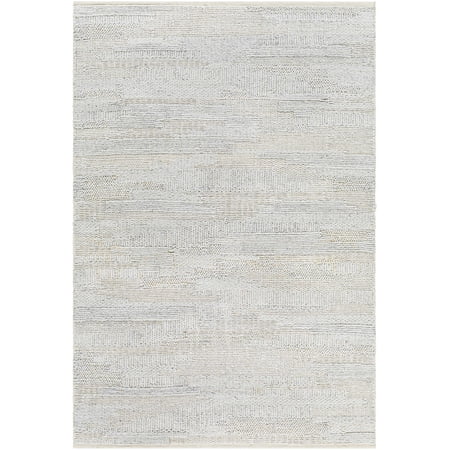BoutiqueRugs INES Contemporary Area Rug - Cream, Light Gray - 8' x 10'