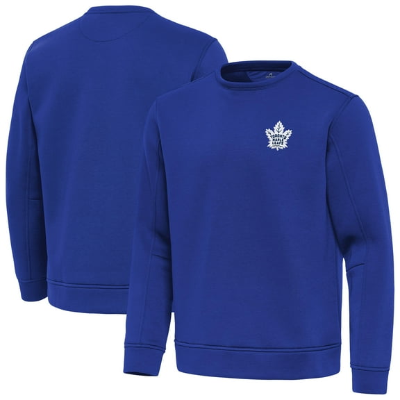Men's Antigua Royal Toronto Maple Leafs Relevant Lightweight Pullover Sweatshirt