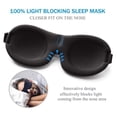thumbnail image 3 of Sleep Mask Adjustable 3D Soft Eye Sleeping Mask for Travel, Spa, Naps, Airplane, Meditation, Eyeshade Masks for Kids Women Men, Travel Sleeping Blindfold Eye Cover, 3 of 9