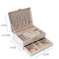 thumbnail image 5 of Caja de almacenamiento de Joyería Yotijar de doble capa organizador, 5 of 5