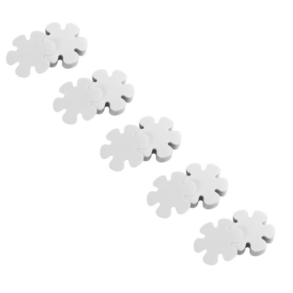 Set Of 10 Non Slip Bathtub Stickers Transparent Flower Shape Bath Tub Strips Bathtub Shower Non Slip Pads Bathroom Kitchen Bathtub Stairs Appliques for Bath Pools