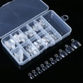 thumbnail image 4 of Full Set of 100 French Toe False Nails for All Toe Sizes Perfectly Crafted Nails for Elegant, 4 of 5