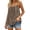 Coffee, variant on Boho Dress Backless Cami Adjustable Spaghetti Strap Ruffle Edge Loose Beach Maxi Top Summer Bohemian Sleeveless Lightweight Flowy Layered Beachwear for Women, Beach Cover-Up