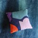 thumbnail image 5 of Funda de Almohada Decorativa YONGSHENG Textura Moderna Bordada 1 Pieza Naranja Morado, 5 of 5
