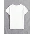 thumbnail image 2 of Giraffe Print Short Sleeve T-Shirt With Eyelashes For Casual Outfits For New Year Clothes Graphic ChCamisetas de verano para mujer, manga corta, cuello redondo, casual, lindo, con gráficos, camisetas, 2 of 7