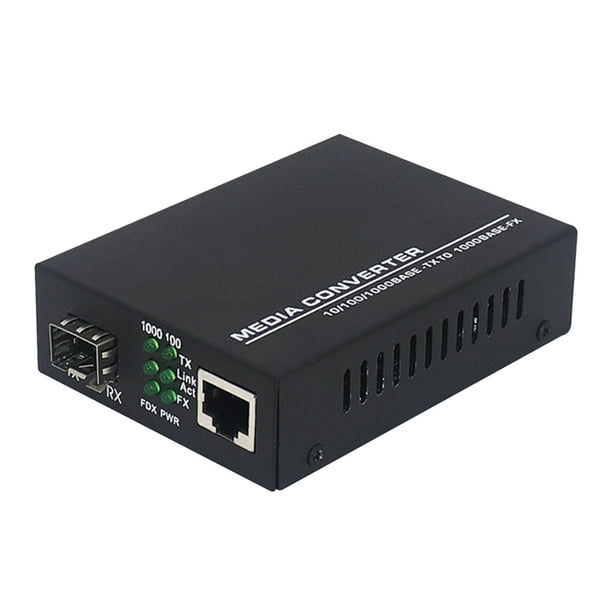 Convertidor de fibra a Ethernet Convertidor de fibra óptica a RJ45 Módem de fibra óptica