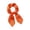 Orange, variant on Women Satin Solid Color Square Scarf, Lightweight Neck Scarf Hair Wrap Sun Protection Bandana Elegant Silk Feeling Neckerchief