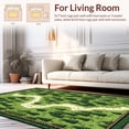thumbnail image 2 of Flatwoven High Traffic Area Rug, Classic Nostalgic Vintage Style, Non Slip, Stain Resistant, Washable Area Rugs for Living Room, Bedroom(Green, 6X9), 2 of 8