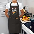 thumbnail image 4 of Fresh ' s Colorful Design Kitchen Apron 2 Pack - Adjustable Bib Apron with 2 Pockets for Cooking Chef Apron for Men & Women, 4 of 6