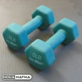 thumbnail image 5 of HolaHatha 3, 5, and 8 Pound Dumbbell Hand Weight Set with Storage Rack, 5 of 12