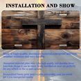 thumbnail image 3 of 1 Pcs 2D Flat License Plate Covers & Frames, Wooden Cross For Decorative Front, Waterproof For Decoration Aluminum License Plate Covers & Frames Cover For Men Women, 12" X 6", 3 of 7