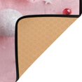 thumbnail image 4 of Non-Slip Area Rug 31"x20" Indoor Washable Floor Mats Carpet Printed for Living Room, Bedroom, Home Decor Pink Christmas Background, 4 of 7