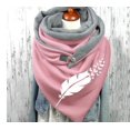 thumbnail image 1 of Esta bufanda cálida, gruesa y sencilla es una bufanda estampada navideña de moda con buena mano de obra., 1 of 6