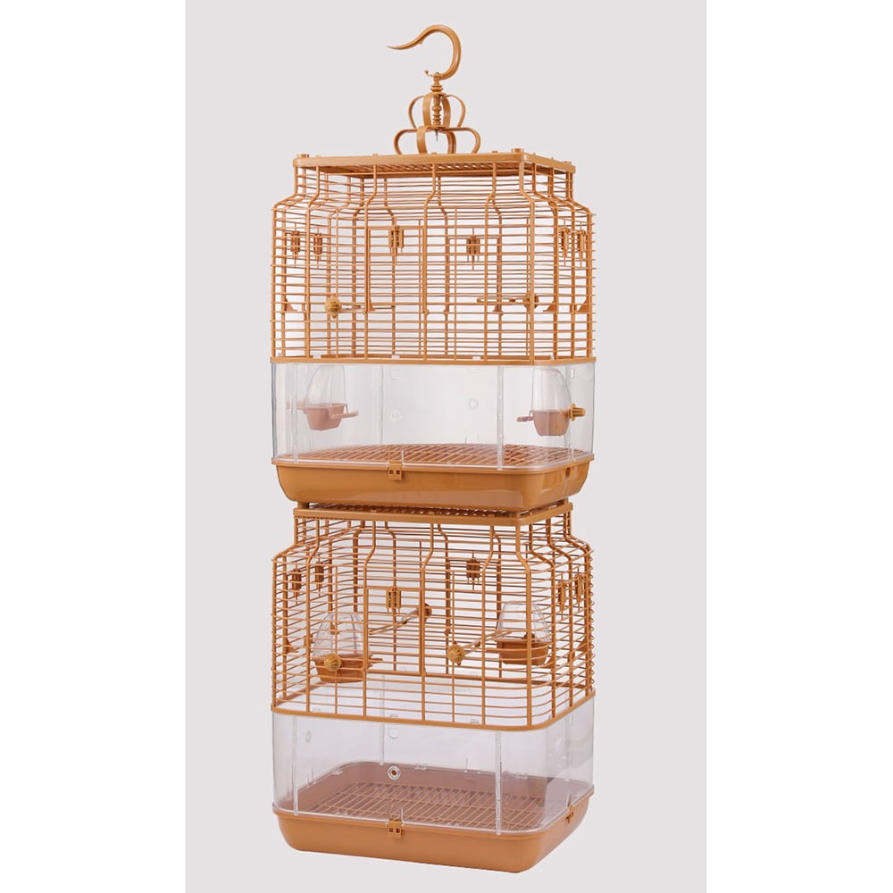 Large Bird Cage Anti Scattering Parrot Peony Home Villa Bird Cage Can be Hung and Stacked