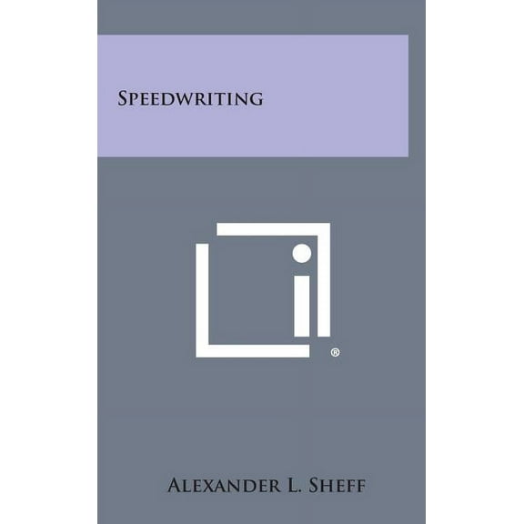 Speedwriting (Hardcover)