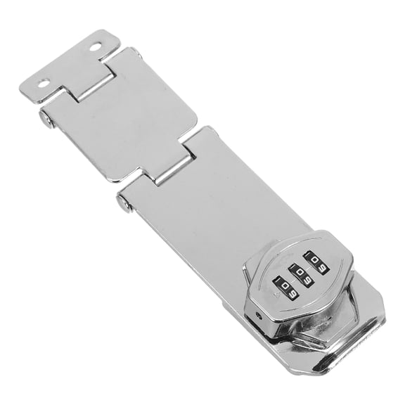 FRCOLOR Storage Password Lock Door Lock Baby 10.20X4.40X2.50CM Silver