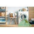 thumbnail image 2 of Ahgly Company Machine Washable Indoor Square Transitional Mint Green Area Rugs, 3' Square, 2 of 7
