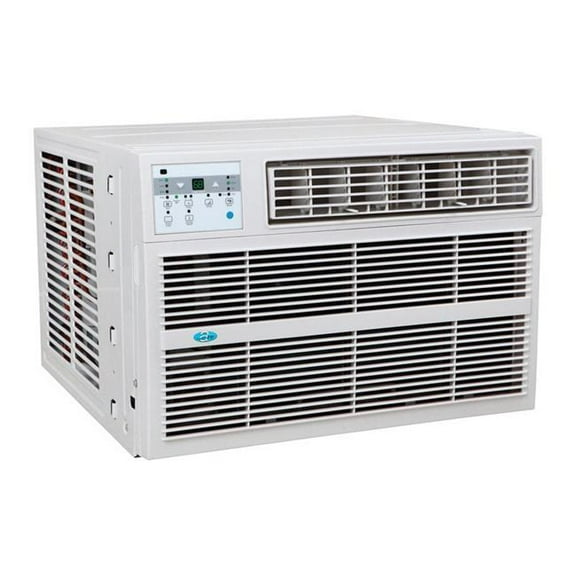 Perfect Aire 4599361 18000 BTU 230V Window Air Conditioner with Remote, White - 1000 sq. ft.