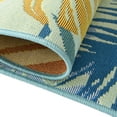 thumbnail image 4 of Unique Loom Outdoor Botanical Collection Area Rug - Limahuli (7' 10" Round Multi/Blue), 4 of 5