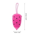 thumbnail image 4 of Unique Bargains 1 Pc Cartoon Hedgehogs Bath Brush Shower Brush Rose Red, 4 of 6