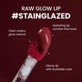 thumbnail image 3 of Tinte labial HINCE Raw Glow Stain, esmaltado, brillante, rocío, 4 ml, vegano, 3 of 6