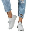 thumbnail image 3 of Sopiago Slip On Sneakers Women Women's Chunky Jogger Sneakers White,41, 3 of 6