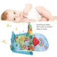 thumbnail image 5 of BIMZUC Baby Gym Play Mat Learning Sensory Sound Infant Kick Play Piano Mat Toy for Newborns Mushroom Animal Pattern Tummy Time Activity Center with Hanging Toys Portable Design 17.32 inches / 44 cm, 5 of 9