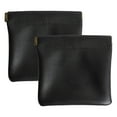 thumbnail image 1 of Laklulu Paquete de 2 bolsas de cuero para anillos de boda, bolsa de joyería de cuero, Navidad, bolsa de regalo para fiesta de boda, 1 of 5