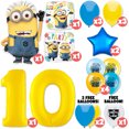 thumbnail image 2 of 20pc Minions It's a Party Balloon Kit with 40" Yellow Balloon Number 10 - Kids Minion Birthday Party Decoration Supplies, 2 of 11