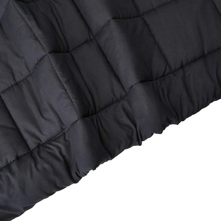 Elegant Comfort Ultra Plush Down Alternative Double-Filled Comforter %100 HypoAllergenic, Full/Queen , Black