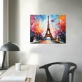 thumbnail image 3 of COMIO Large Canvas Wall Art Paris Eiffel Tower Decor Modern Graffiti Canvas Prints Ready to Hang for Living Room Bedroom Framed Home Decor, 3 of 4