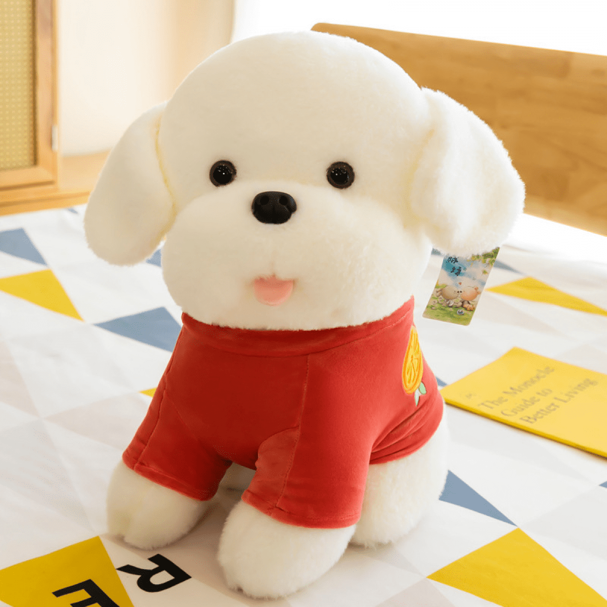 11.81 Inch Hoodie Puppy Plush Toy Cute Hoodie Dog Plush Dog Pillow Toy Children s Comfort Doll Dog Themed Party Gifts Birthday Gifts for Boys and Girls Home Decor Red Walmart